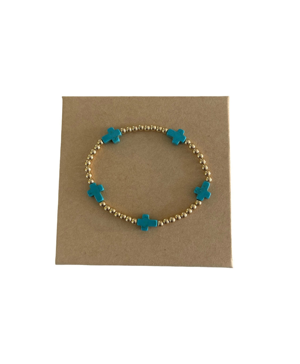 (Copy) Statement 3mm 14k gold filled Cross bracelet