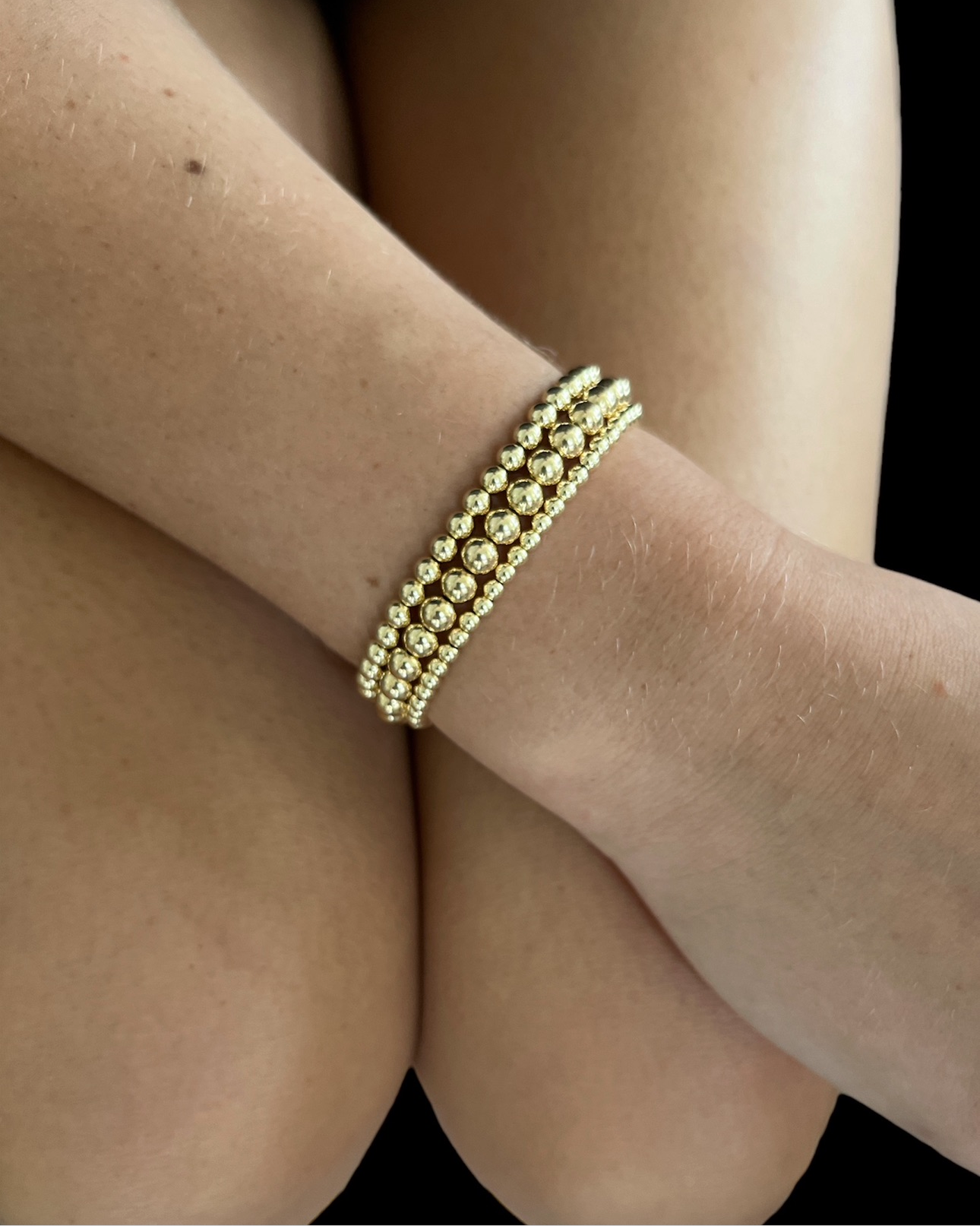 Mini Petite Love me BUNDLE includes 3 bracelets. 2mm, 3mm, & 4mm